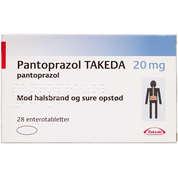 Pantoprazol "Takeda" 20 mg 28 stk