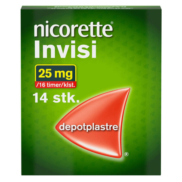 Nicorette invisi plaster 25mg 14 stk