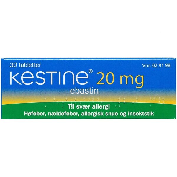 Kestine 20 mg 30 stk