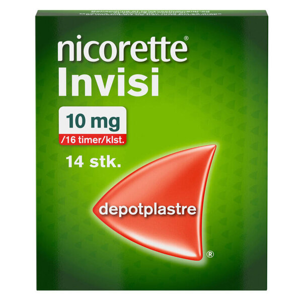 Nicorette invisi plaster 10mg 14 stk