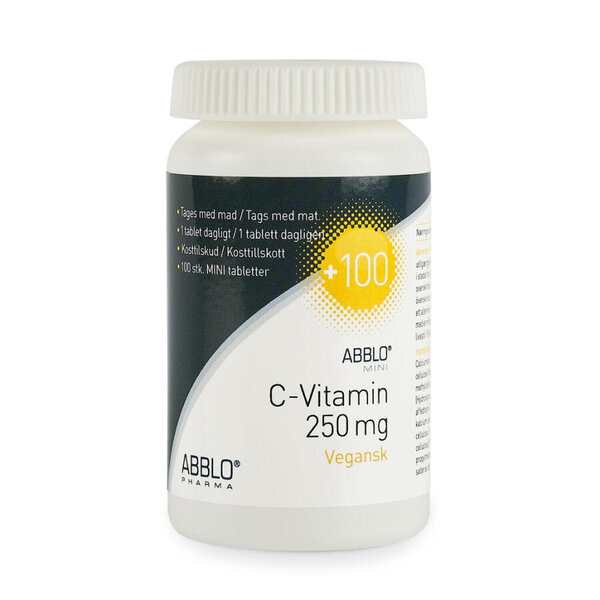 ABBLO C-Vitamin 250mg. Vegansk