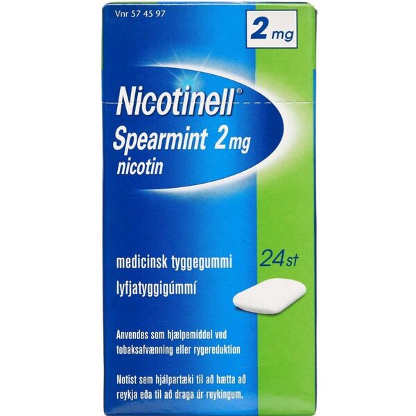 Nicotinell Spearmint 2 mg 24 stk