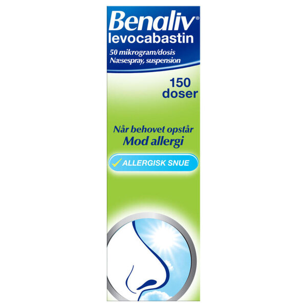 Benaliv næsespray 150 doser