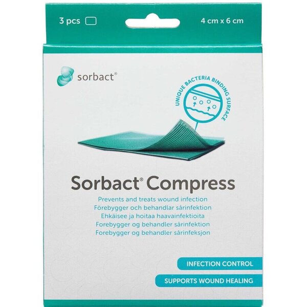 Sorbact Compress (4 x 6 cm)