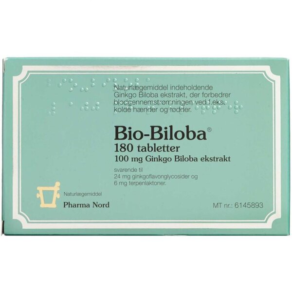 Bio-Biloba tabletter 180 stk