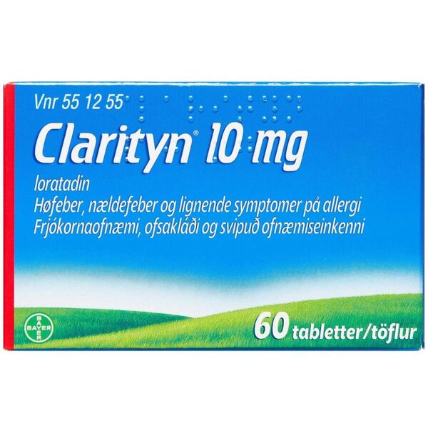 Clarityn 10 mg 60 stk