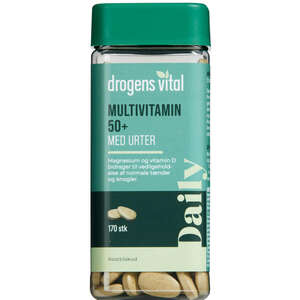 Drogens Vital Daily Multivitamin 50+ med urter