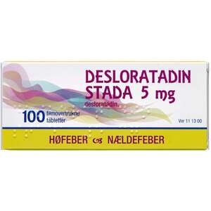 Desloratadin "Stada" 5 mg 100 stk