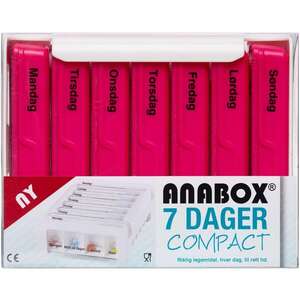 Anabox 7 dage Compact (pink)