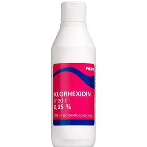 Klorhexidin Medic opløsning 0,05 % (250 ml)