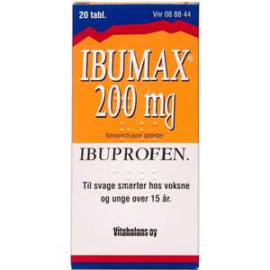 Ibumax 200 mg 20 stk