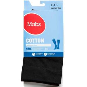 Mabs Cotton Knee Black L