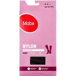 Mabs Nylon knæ Sort L