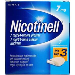 Nicotinell 7 mg/24 timer 7 stk