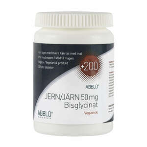 ABBLO Jern 50 mg Bisglycinat (200 stk)