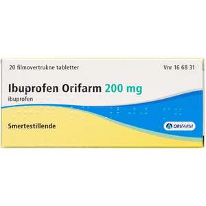 Ibuprofen Orifarm 200 mg