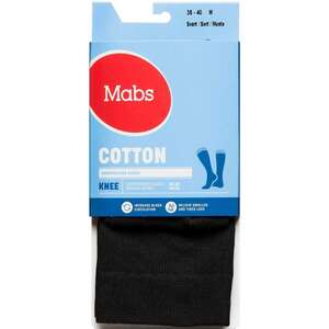 Mabs Cotton Knee Black M