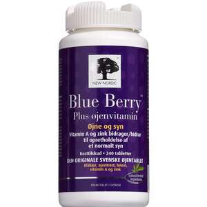 Blue Berry Plus øjenvitamin tabletter (240 stk)