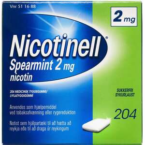 Nicotinell Spearmint 2 mg 204 stk