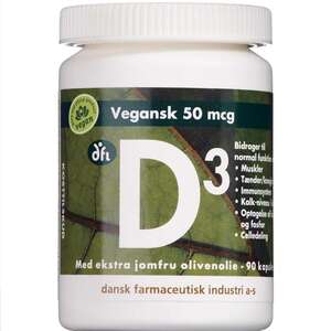 D3-vitamin kapsler (50 mikrg)