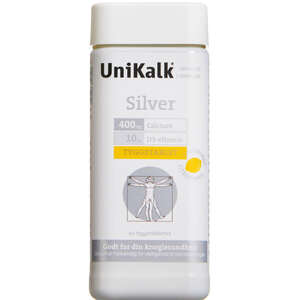 Unikalk Silver Tyggeabletter (90 stk.)