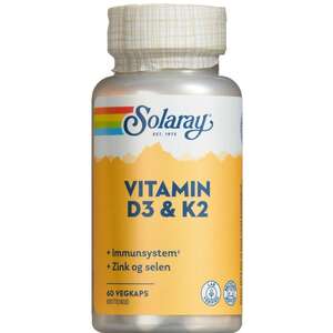 Solaray Vitamin D3 & K2