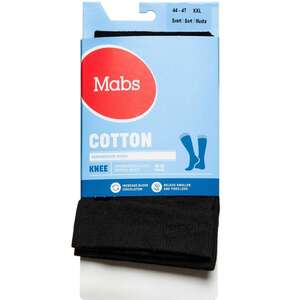 Mabs Cotton Knee Black XXL