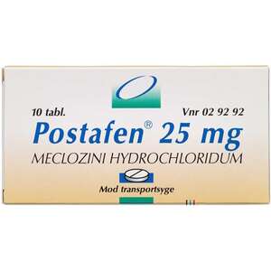 Postafen 25 mg 10 stk