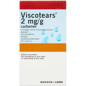 Viscotears øjendråber (GEL) 30 * 0,6 ml