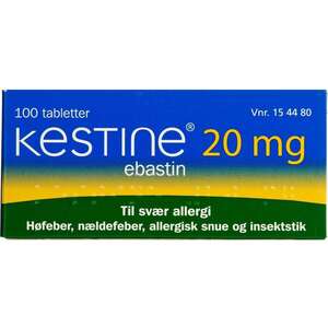 Kestine 20 mg 100 stk