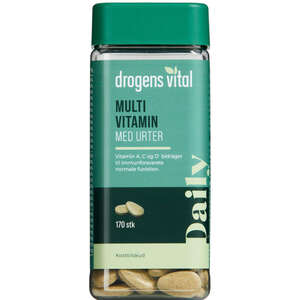 Drogens Vital Daily Multivitamin med urter