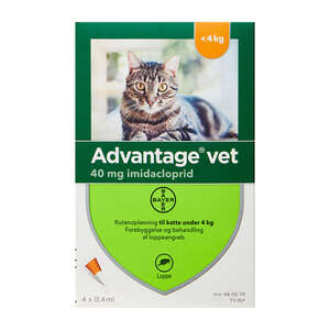 Advantage Vet. Opløsning (kat <4 kg)