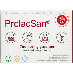 ProlacSan sugetablet, jordbær