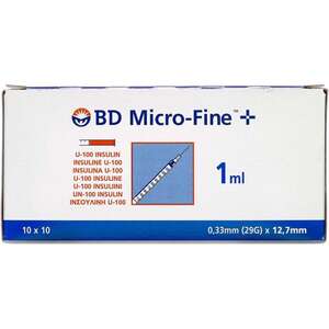 BD Micro-Fine+ Insulinsprøjte 1 ml / 29G