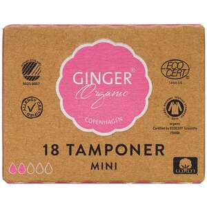 GingerOrganic Tamponer mini (18 stk)