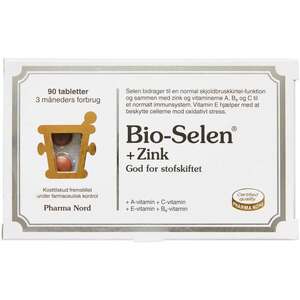 Bio-Selen + Zink Tabletter (90 stk)