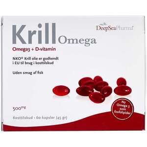 KrillOmega + D-vitamin Kapsler