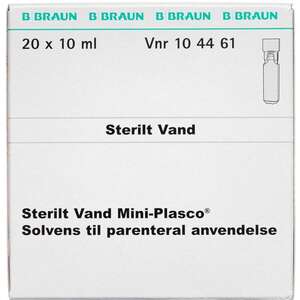 Sterilt Vand Mini-plasco 20 x 10 ml