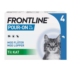 Frontline Pour-On Vet. (kat) 4 stk