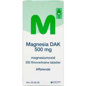 Magnesia "DAK" 250 stk