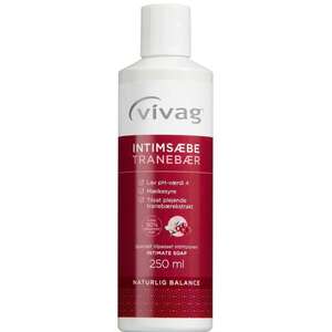 Vivag Intimsæbe Tranebær (250 ml)