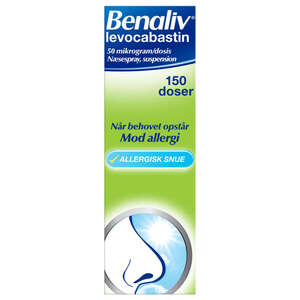 Benaliv næsespray 150 doser