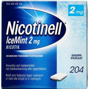 Nicotinell IceMint 2 mg 204 stk 