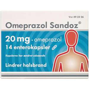 Omeprazol "Sandoz" 20 mg 14 stk