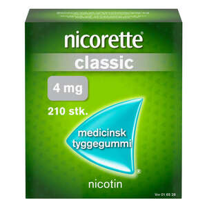 Nicorette Classic 4 mg 210 stk