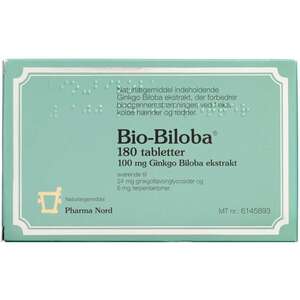 Bio-Biloba tabletter 180 stk