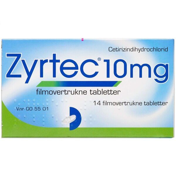 Zyrtec 10 mg 14 stk