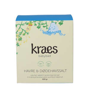 KRAES Babybad Havre & Dødehavssalt (600 g)