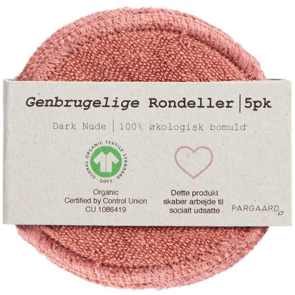 Pargaard Genbrugelige Rondeller (dark nude))