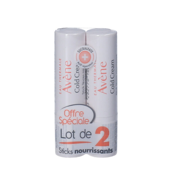 Avène Cold Cream Lip Balm (Duo)